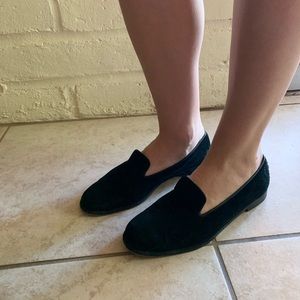 Ferragamo Suede ‘smoking slipper’ Loafer